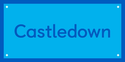 Castledown Font Poster 1